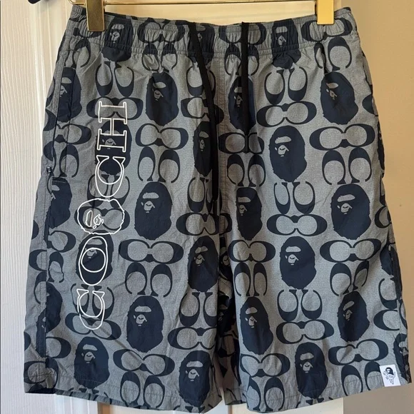 BAPE x Coach shorts